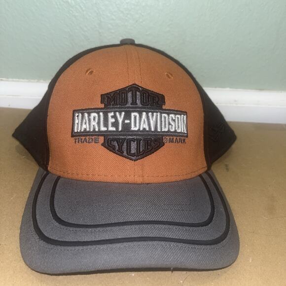 Harley Davidson Fitted New Era Hat Size Small-medium 39thirty - Picture 1 of 5